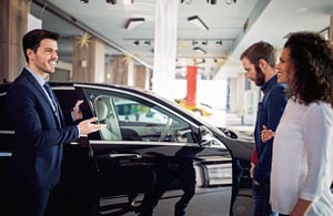 Dealership stocking popular car options based on car sales data