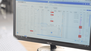 SalesLogs software on a computer screen