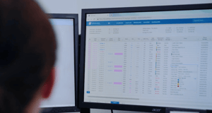 SalesLogs software on computer screen